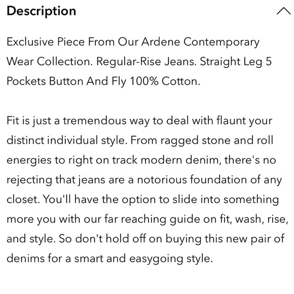 ARDENE A.C.W. STRAIGHT-LEG DENIM size 11= 30 Light wash - Picture 7 of 14